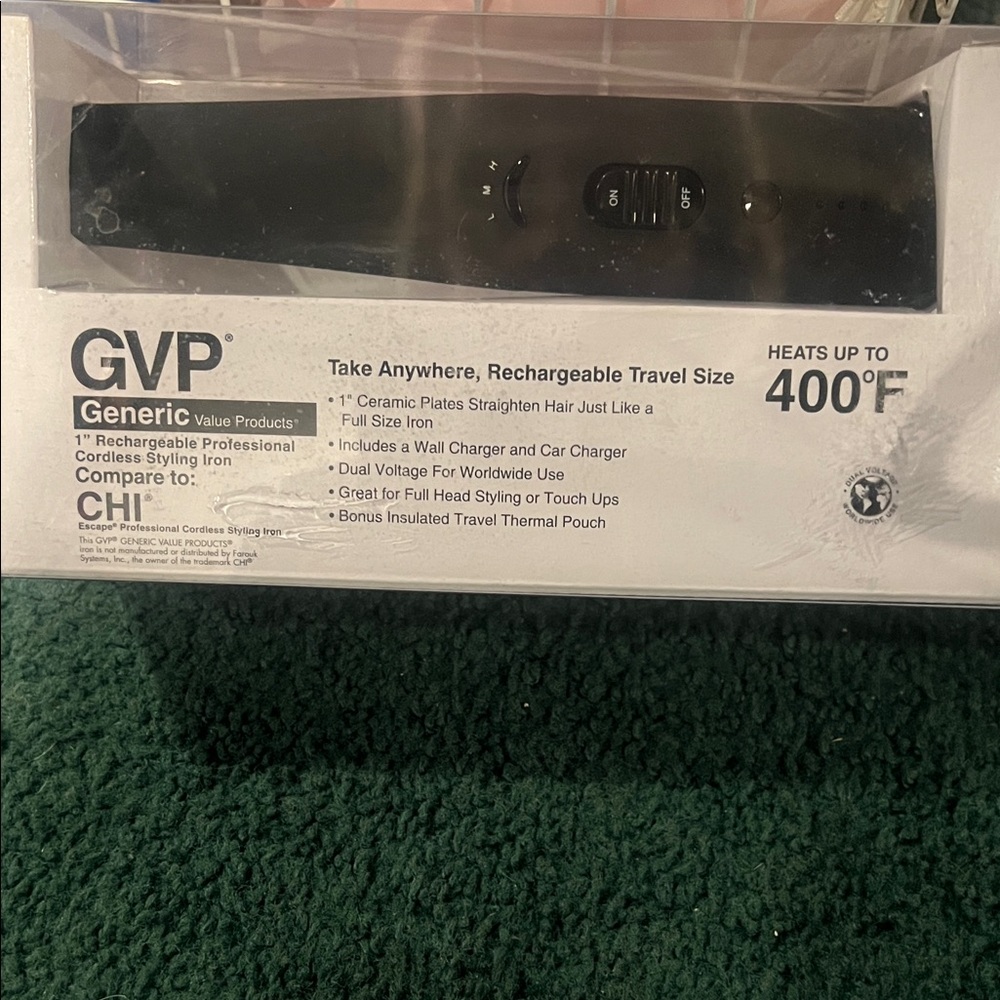 BNIB-GVP Rechargeable Cordless Styling Iron - Picture 2 of 5